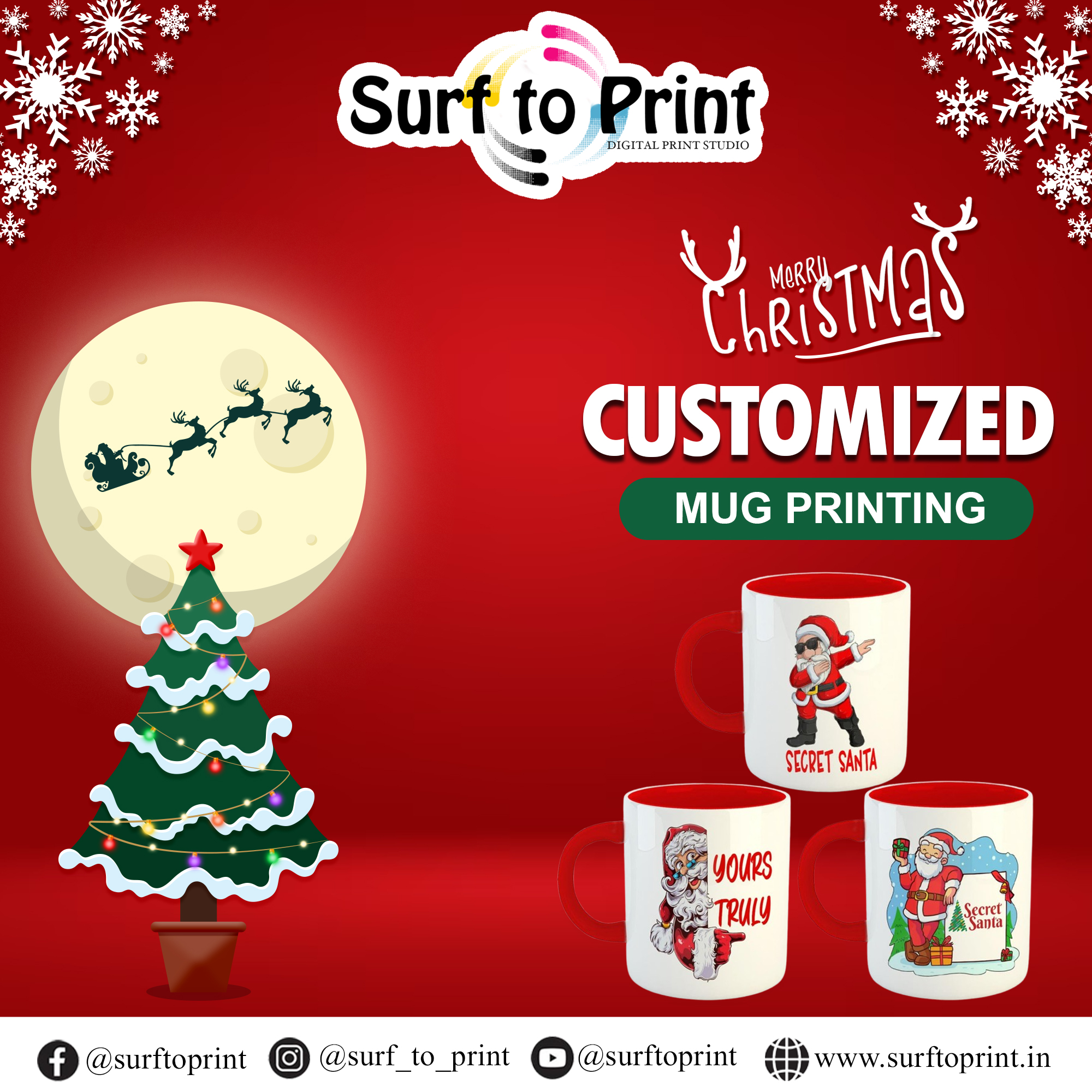 Customized mug printing service