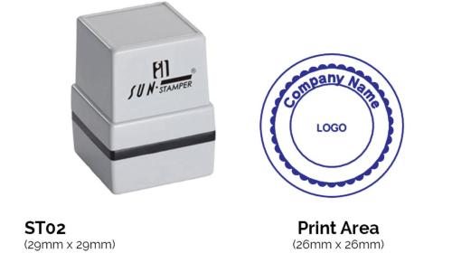 Surf-to print-Self-Ink-Rubber-Stamp